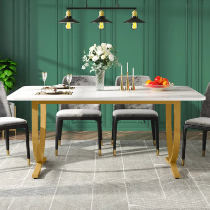 Tribesigns 63-Inch Rectangular Dining Table