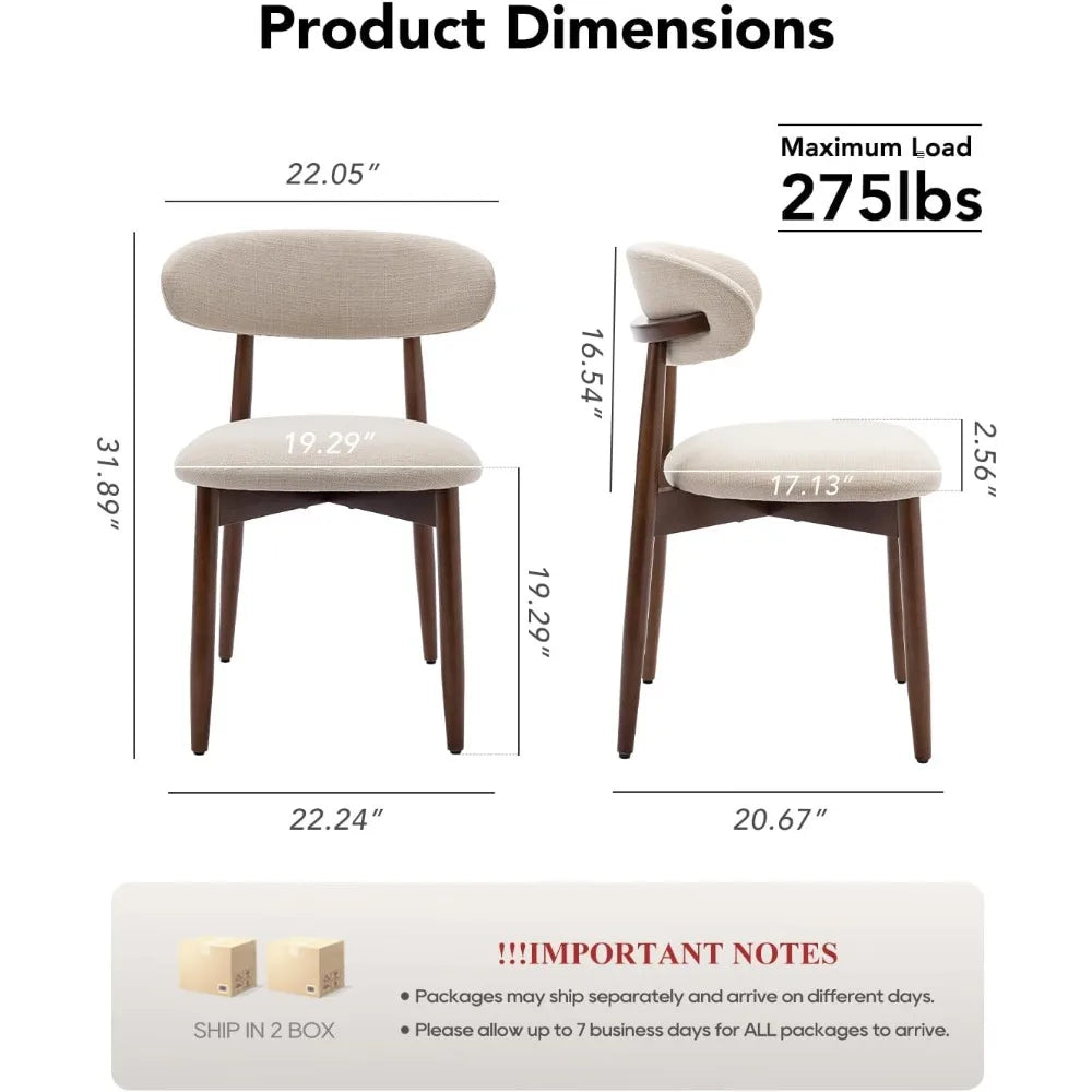 Dining Room Chairs Set of 4, Upholstered