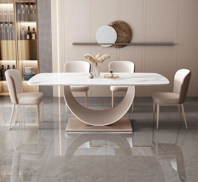 Stainless Steel Legs 8 Chairs Eco-Friendly