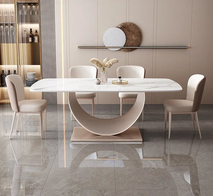 Stainless Steel Legs 8 Chairs Eco-Friendly
