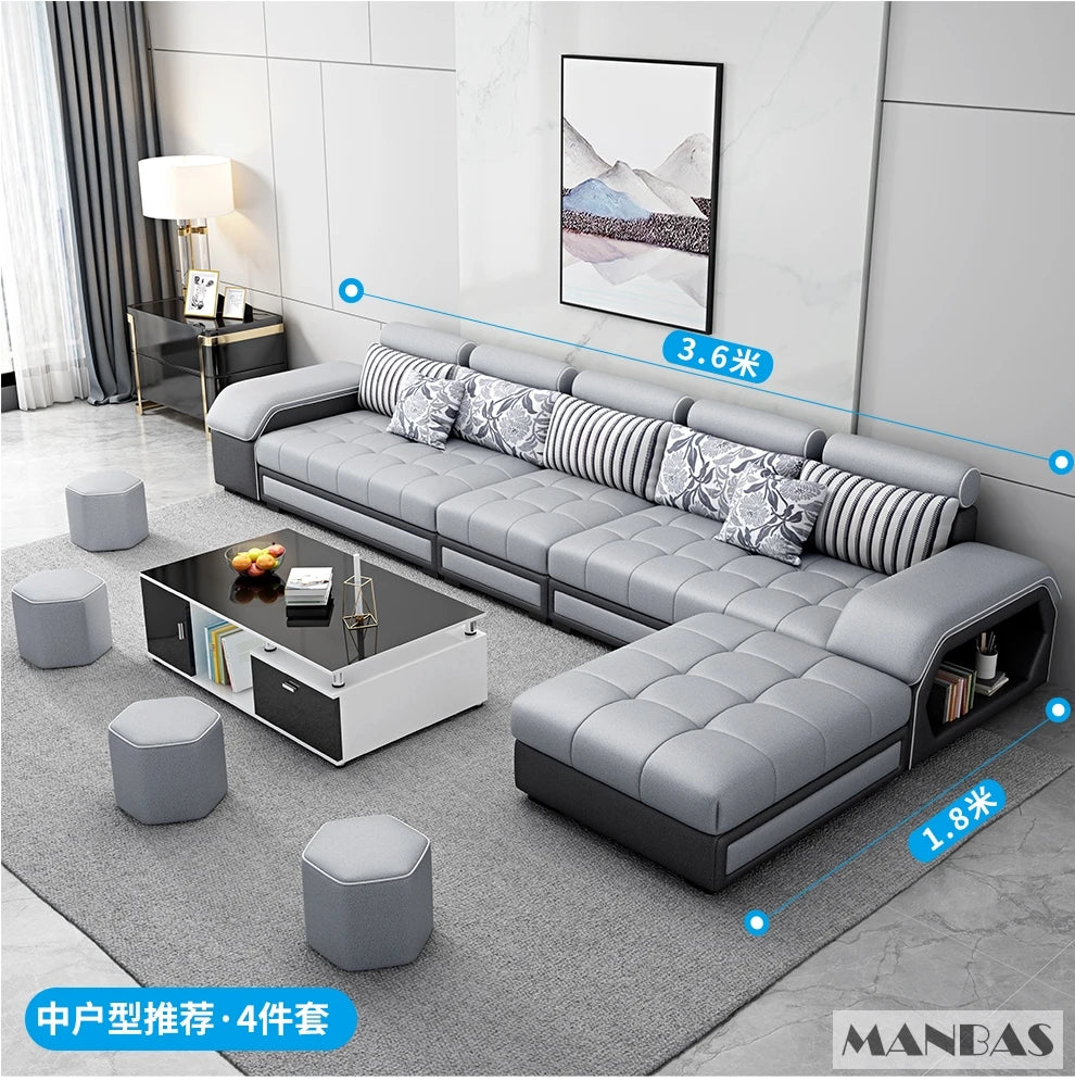 MINGDIBAO Fabric Sofa Set Furniture Living Room