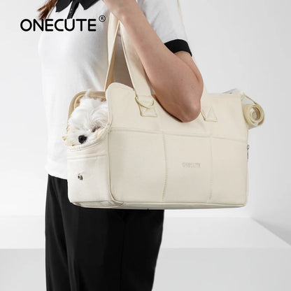 Puppy Go Out Portable Shoulder Handbag