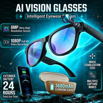 2026 Ultra AI Smart Glasses 800W HD Camera
