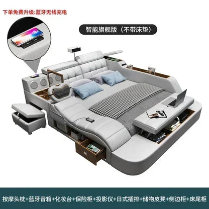 Modern Master Double Bed Multifonction