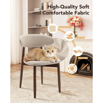Dining Room Chairs Set of 4, Upholstered