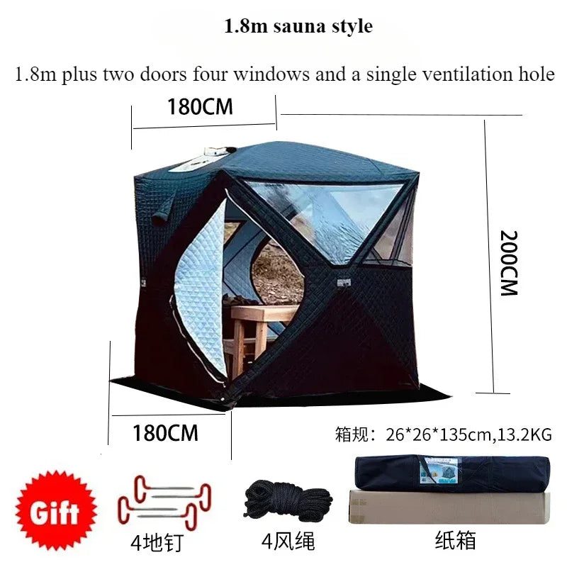 Outdoor 3-4 person 4 Season Camping Sauna