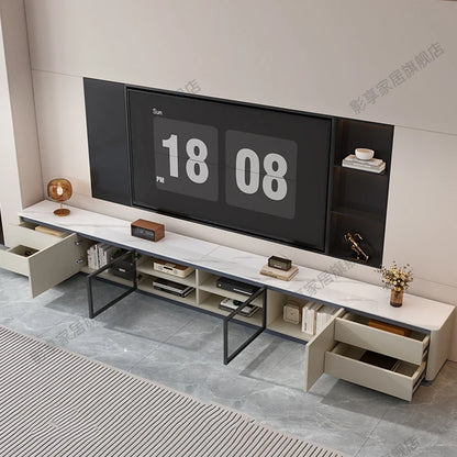 Storage Organizer Tv Stands Universal Floor Shelf