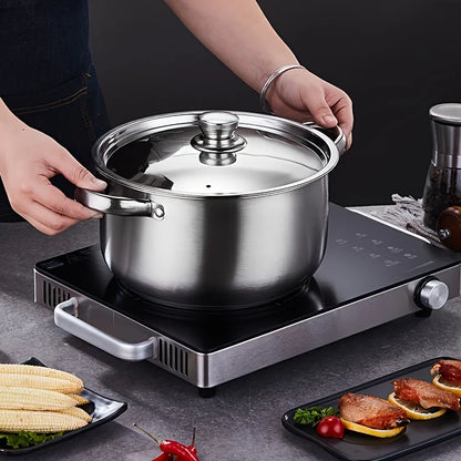 4-Piece Stainless Steel Pot Set