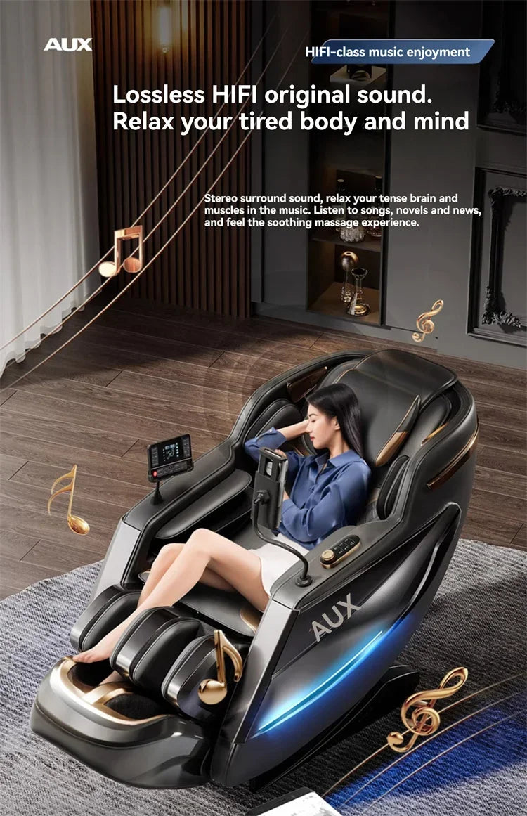 Dual-Core 6D+6D Massage Chair Full Body