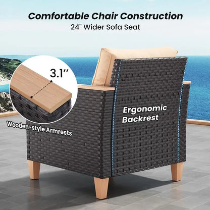 12-Piece Outdoor Sectional Furniture Set