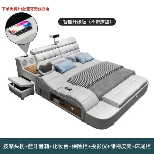 Modern Master Double Bed Multifonction