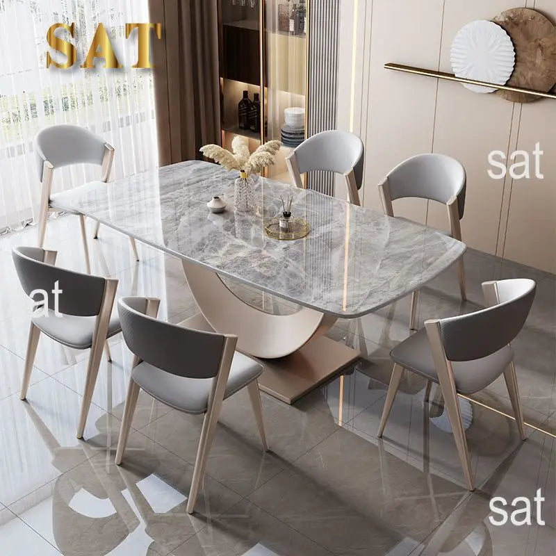 Stainless Steel Legs 8 Chairs Eco-Friendly