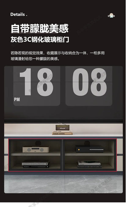 Storage Organizer Tv Stands Universal Floor Shelf