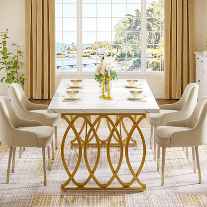 Tribesigns 63-Inch Rectangular Dining Table