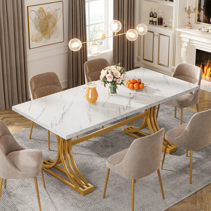 Tribesigns 63-Inch Rectangular Dining Table