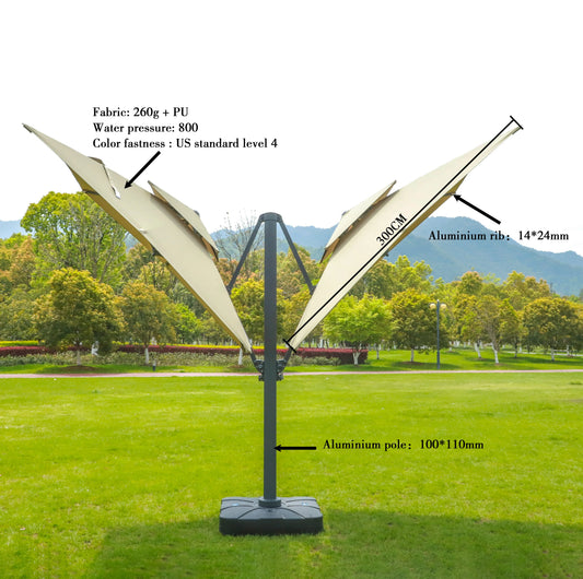 Waterproof Outdoor Parasol Patio Super Hotel