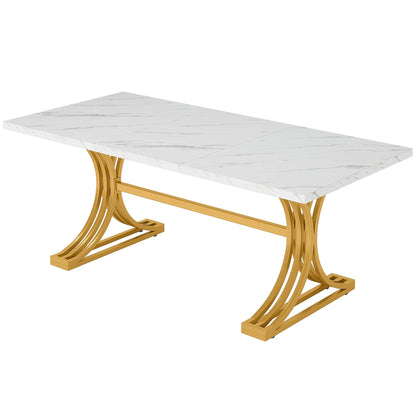 Tribesigns 63-Inch Rectangular Dining Table