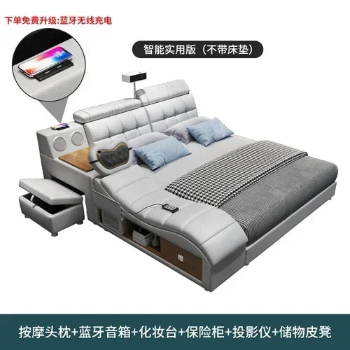 Modern Master Double Bed Multifonction