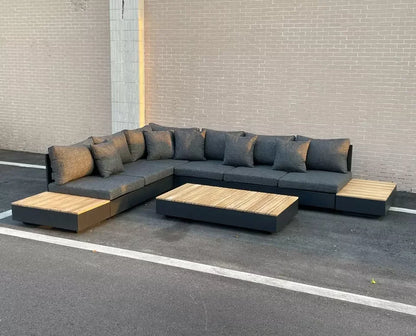 Wood Frame Sofas High Density Sponge Sofa Set