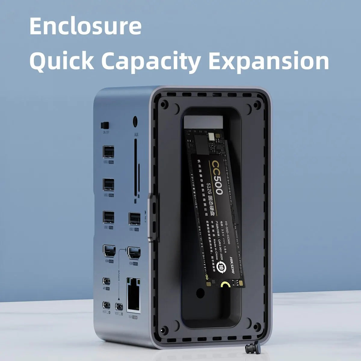 Hagibis USB C Docking Station with Dual HDMI