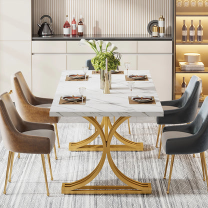 Tribesigns 63-Inch Rectangular Dining Table