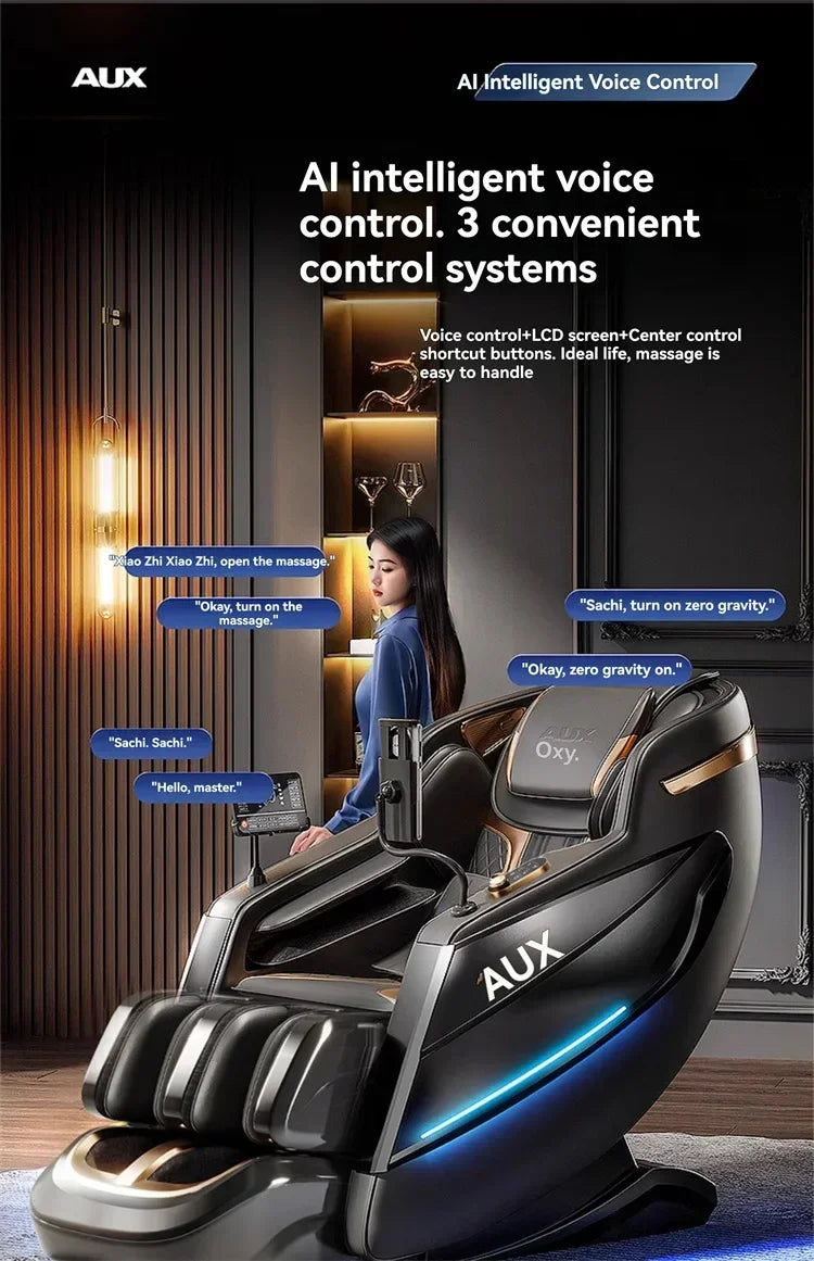 Dual-Core 6D+6D Massage Chair Full Body