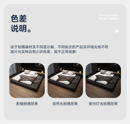 king size minimalist bed 2 people 180x200cm