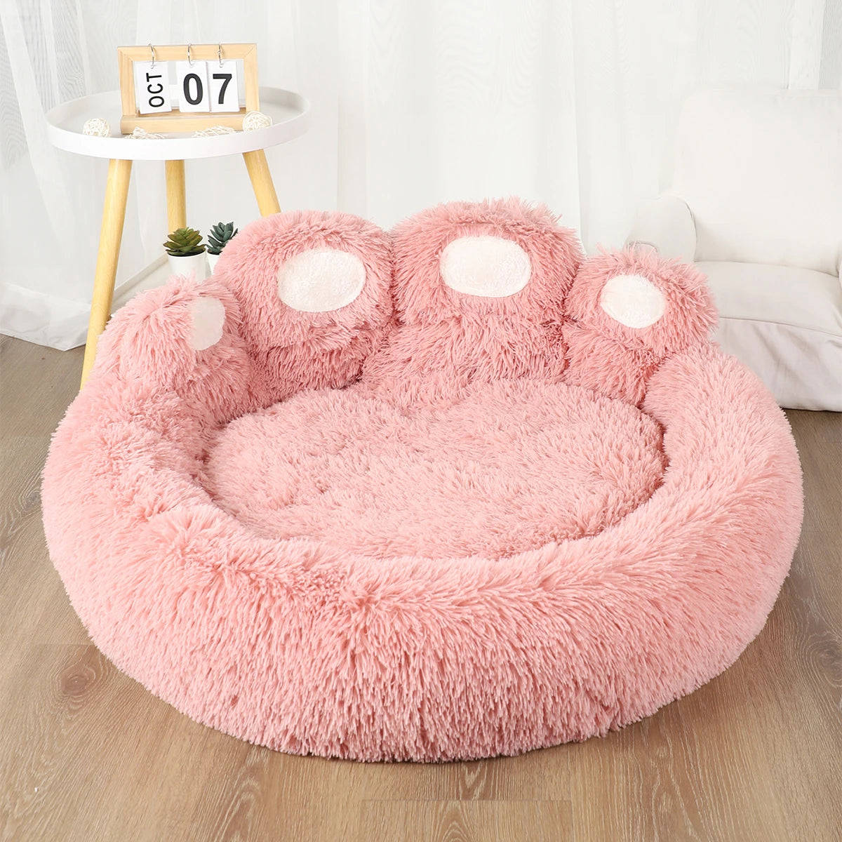 Fluffy Dog Bed Winter Warm Large