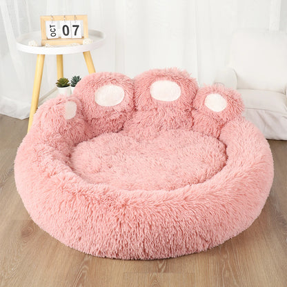 Fluffy Dog Bed Winter Warm Large