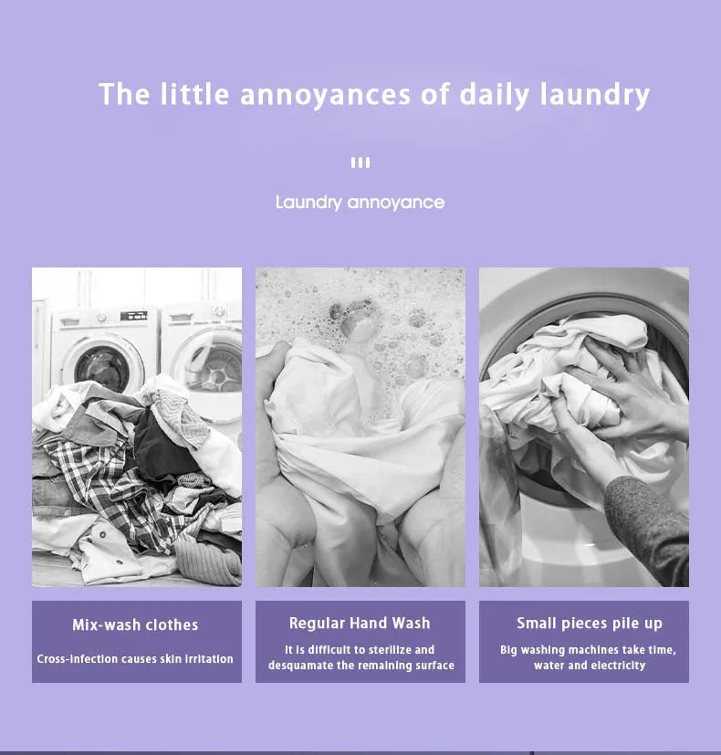 8L Foldable Washing Machine Portable