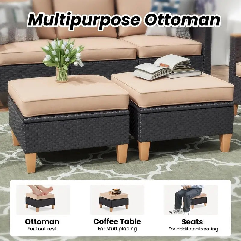 12-Piece Outdoor Sectional Furniture Set