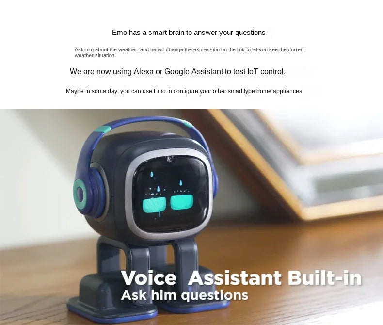 EMO Smart AI Robot 2026- Voice Control