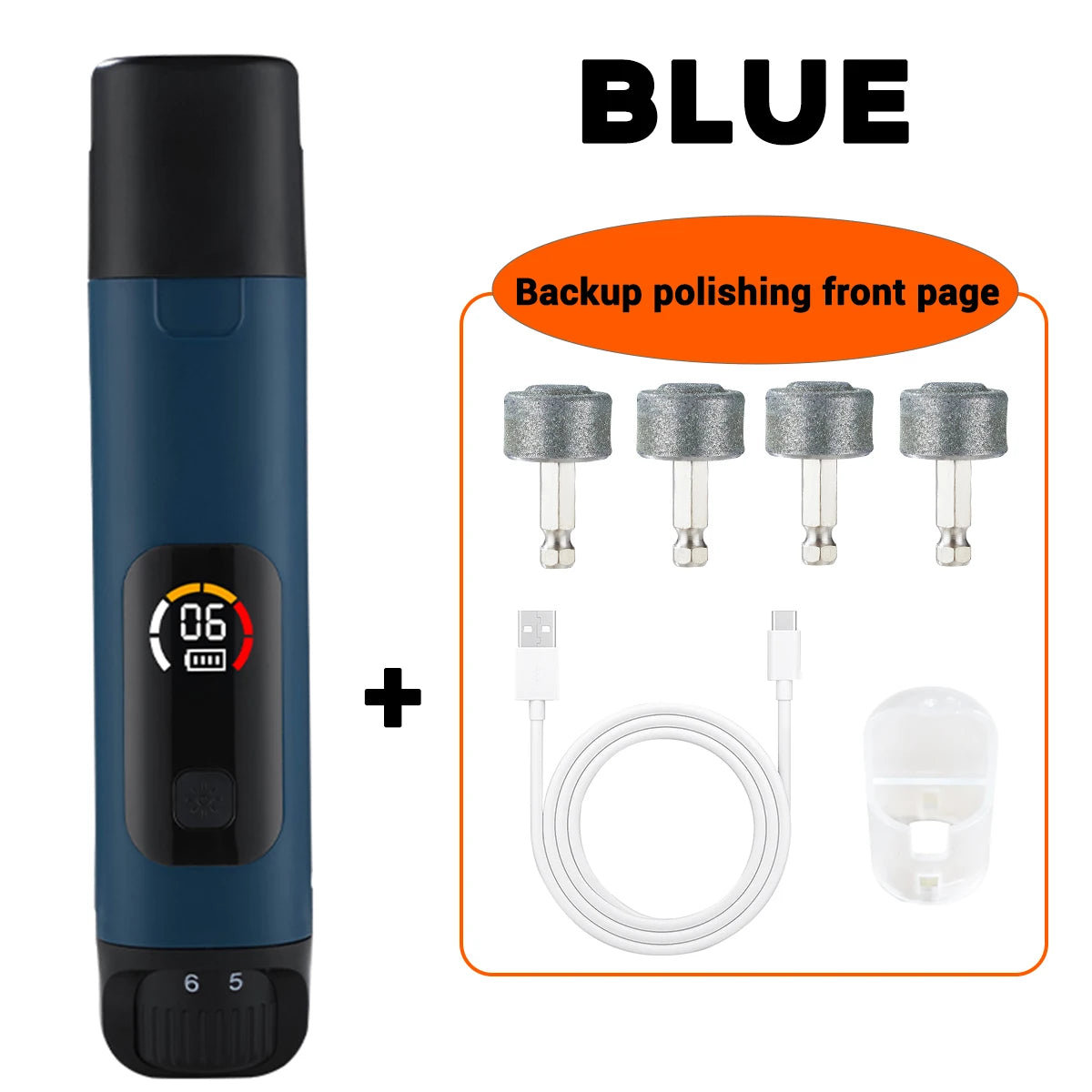 Electric pet nail polisher 6-speed