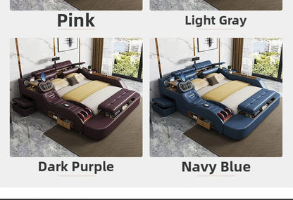 Modern minimalist massage leather bed
