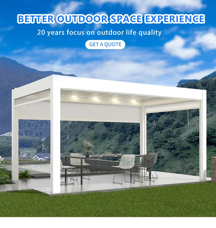 3X3Waterproof Outdoor Pergola Garden