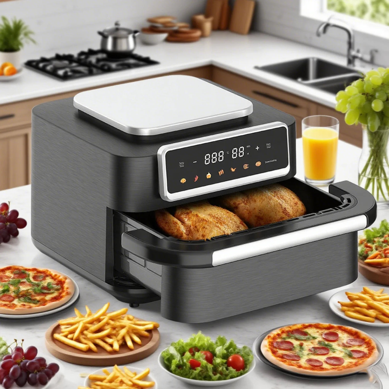 Big Capacity Custom Smart Air Fryer
