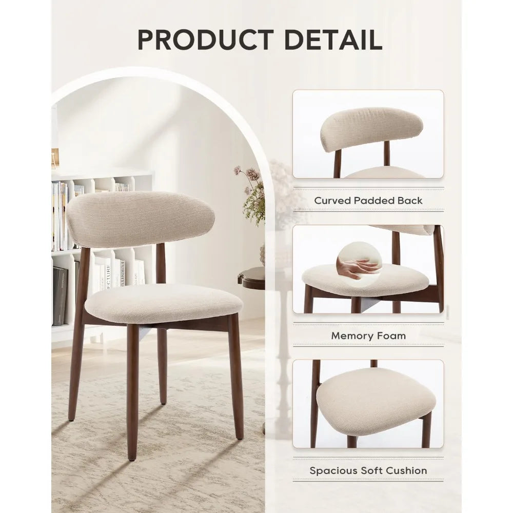 Dining Room Chairs Set of 4, Upholstered