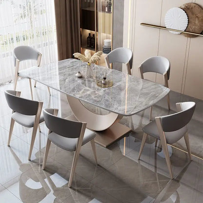 Stainless Steel Legs 8 Chairs Eco-Friendly
