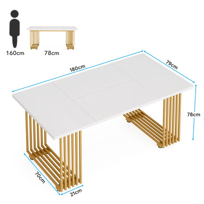 Tribesigns 63-Inch Rectangular Dining Table
