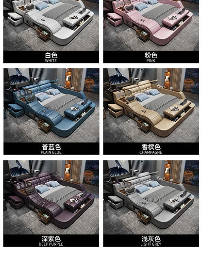 Modern Master Double Bed Multifonction