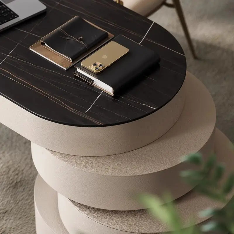 Italian Luxury Sintered Stone Desk Modern