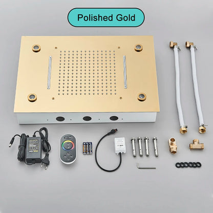 Rainfall Waterfall Single Shower Head Concealed