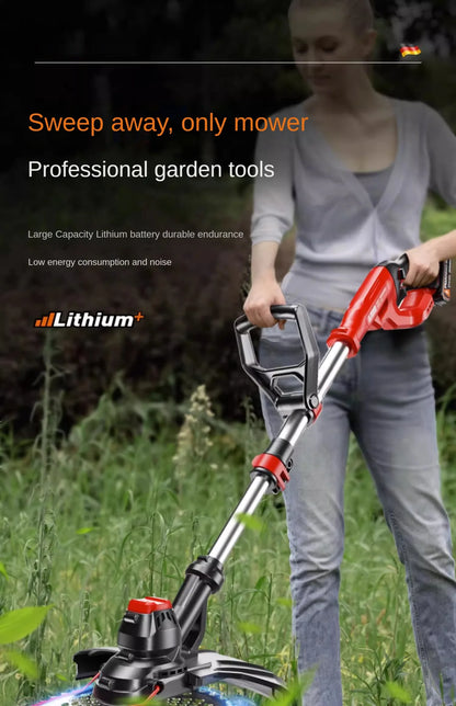Portable Electric Lawn Mower with Lithium Battery