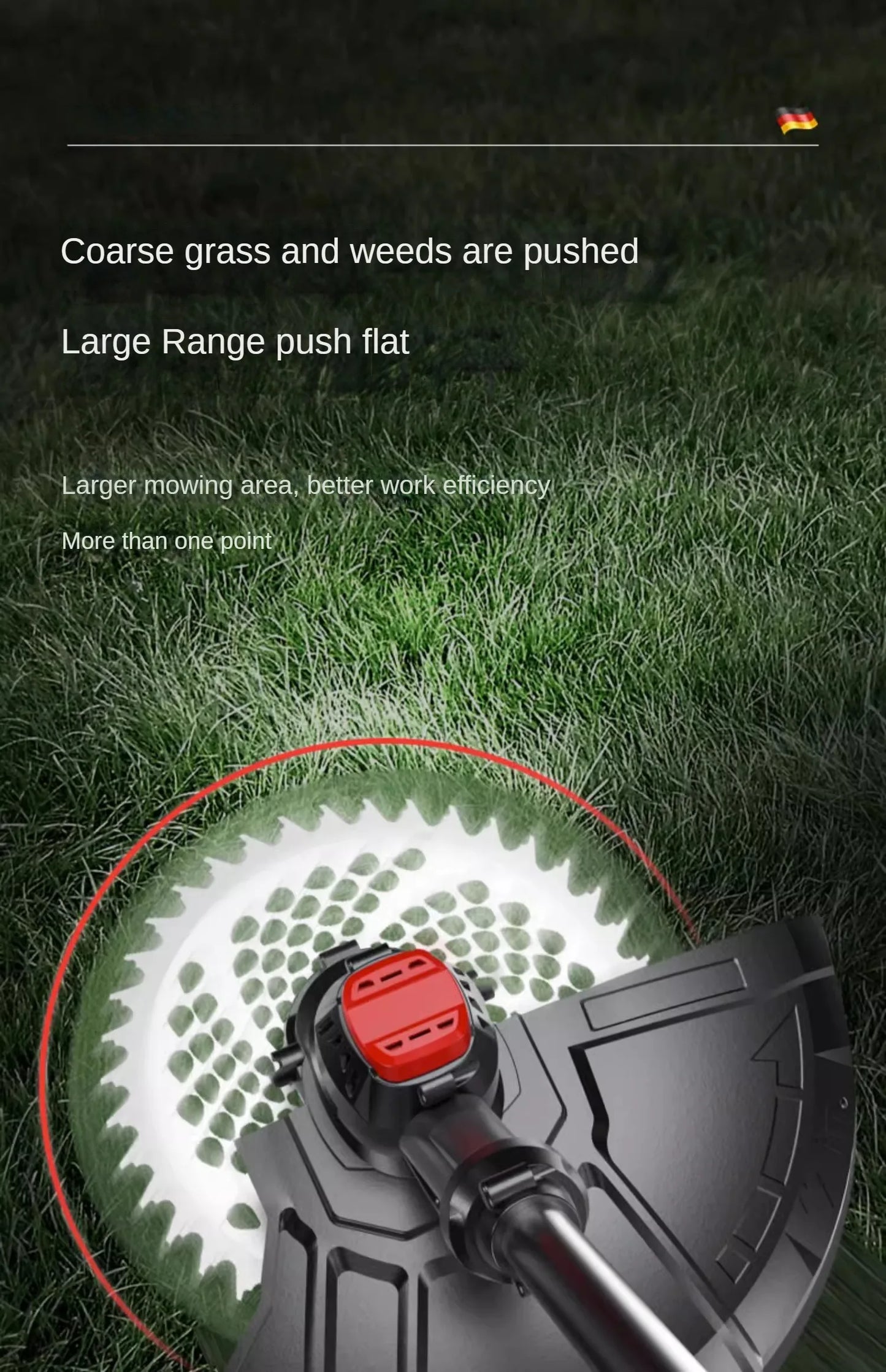 Portable Electric Lawn Mower with Lithium Battery