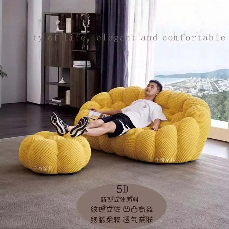 Shaped Cotton Bubble Sofa Living Room