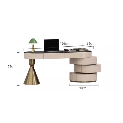 Italian Luxury Sintered Stone Desk Modern
