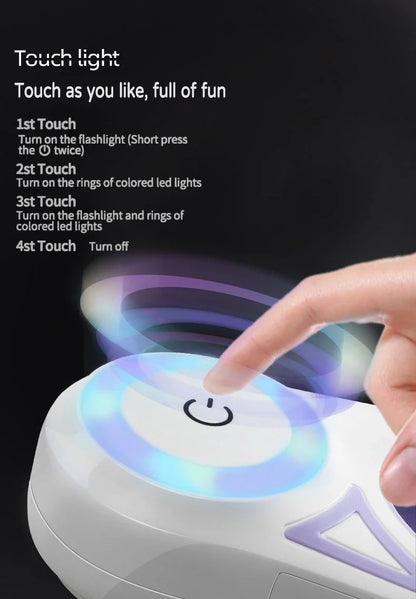 LED Retractable Dog Leash with light for Puppies