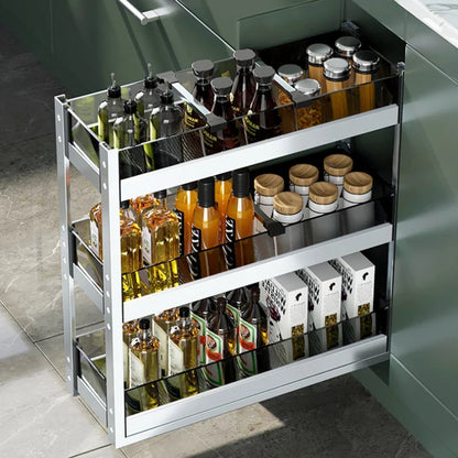 Kitchen Cabinet Drawer Seasoning Storage