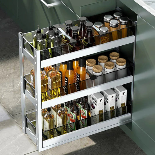 Kitchen Cabinet Drawer Seasoning Storage
