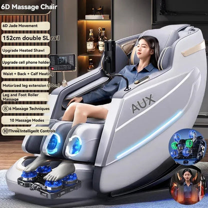 Dual-Core 6D+6D Massage Chair Full Body